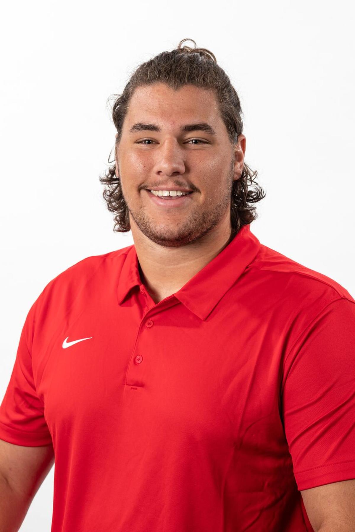 Fresno State senior Logan Hughes has started the past three games at left guard for an offensive line leading the Mountain West  Conference in sacks allowed and tackles for loss allowed.