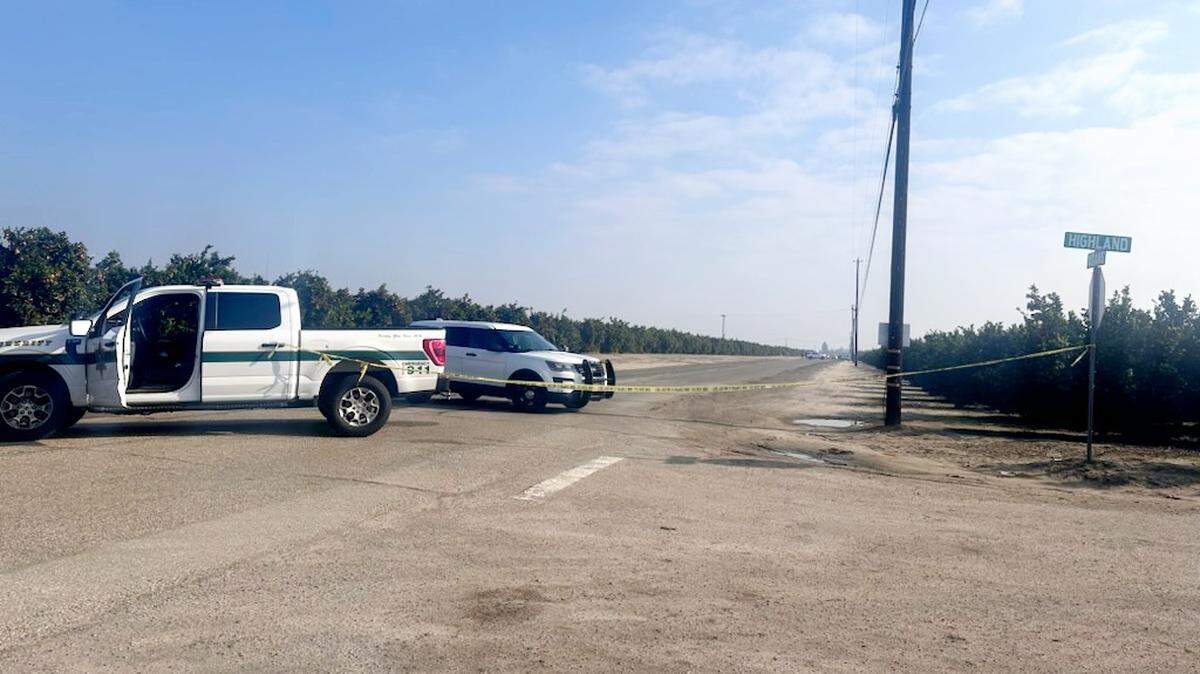 Deputies are investigating a possible homicide in Fresno County where a woman was found on the roadway on Sunday, December 24, 2023.