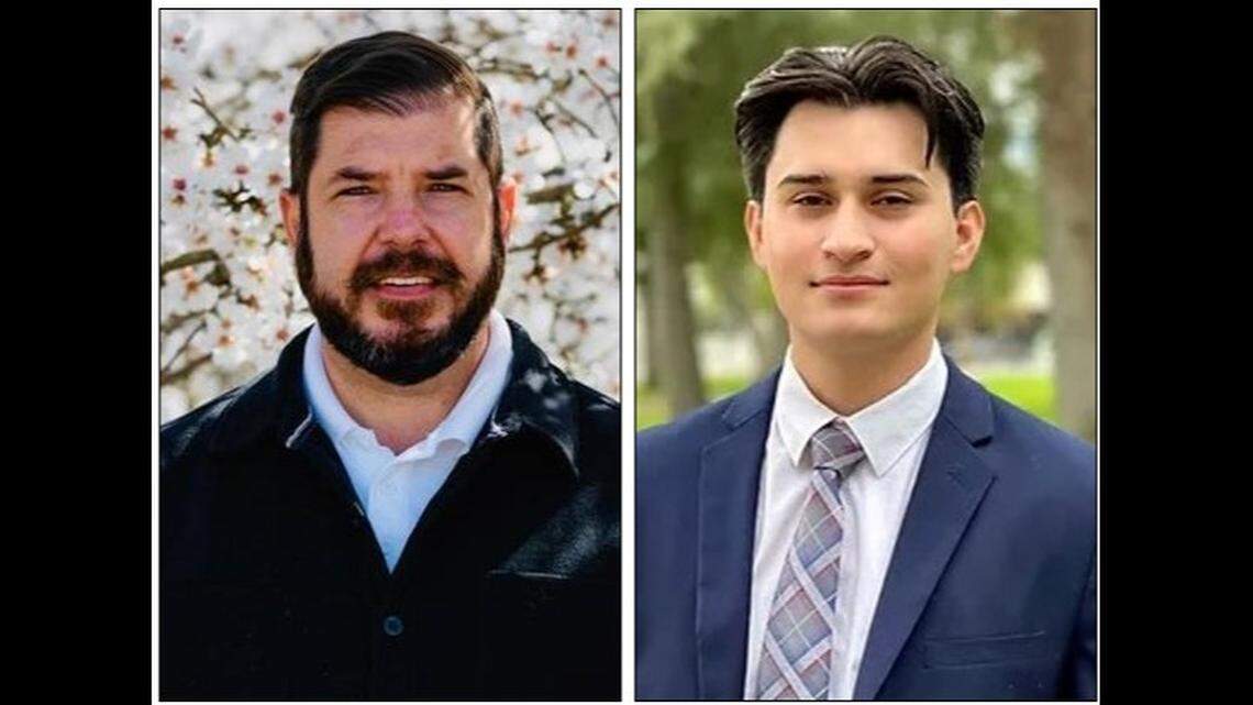Candidates running in the 31st Assembly District are incumbent Assemblymember Joaquin Arambula, D-Fresno, left, and Republican Solomon Verduzco.