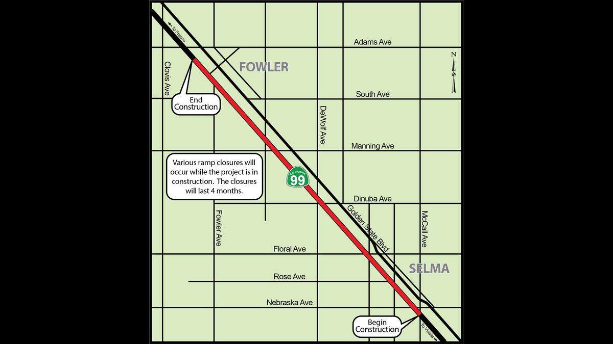 Caltrans said one project will be wrapping up while another four-month-long project will begin, according to a news release from Friday, Nov. 4, 2022.