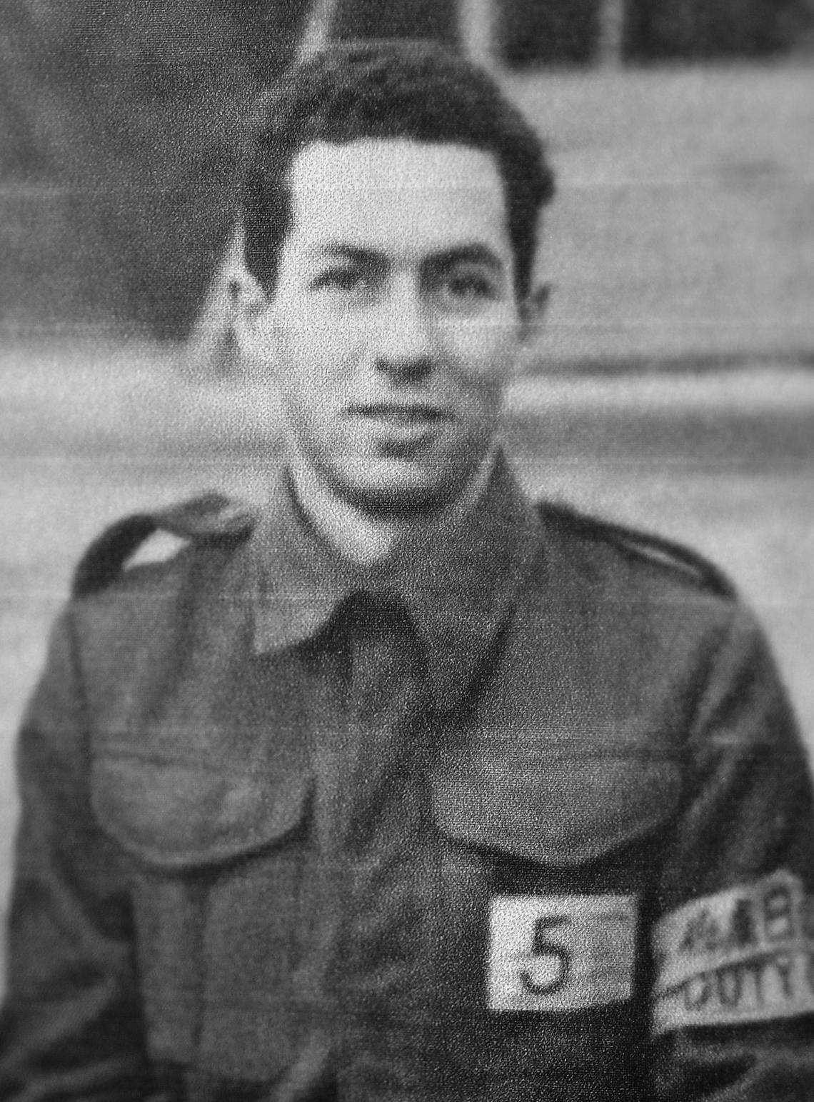 U.S. Navy veteran Jack Schwartz when he was a prisoner of war in Japan during World War II.