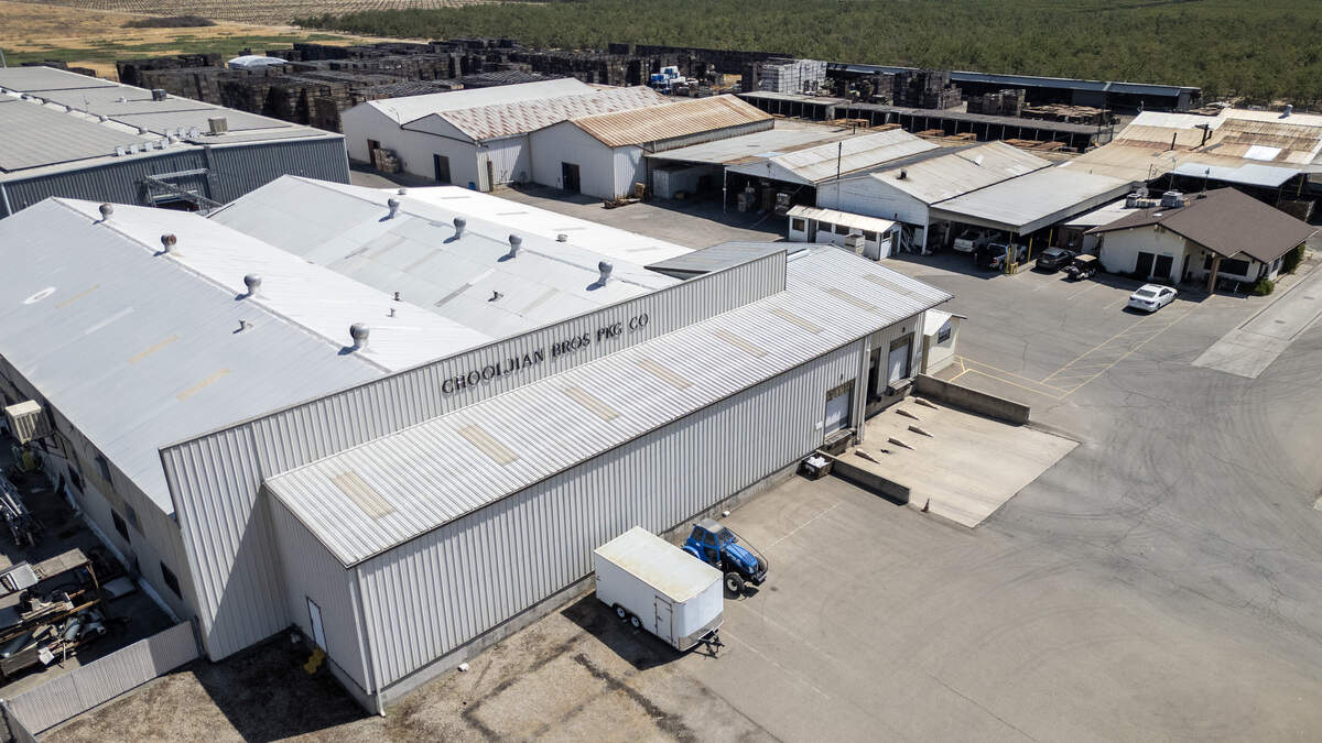 Chooljian Brothers Packaging Company in Sanger photographed on Thursday, Sept. 4, 2025. Several Fresno County farmers are accusing the longtime raisin packer of ripping them off by hundreds of thousands of dollars for raisins they delivered and never got paid.