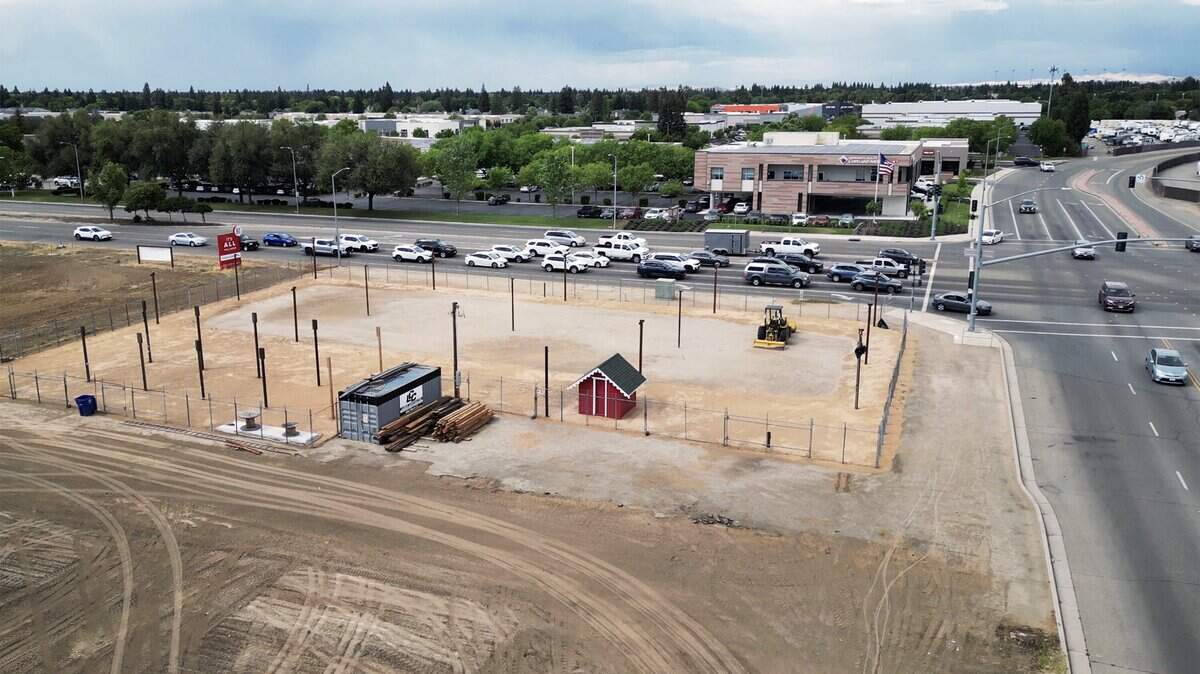 A plot of land at the southwest corner of Herndon and Villa avenues is being cleared for a potential apartment complex in Clovis. A barn which once hosted Red Wave Wrestling has been removed. Photographed Friday, April 10, 2026.