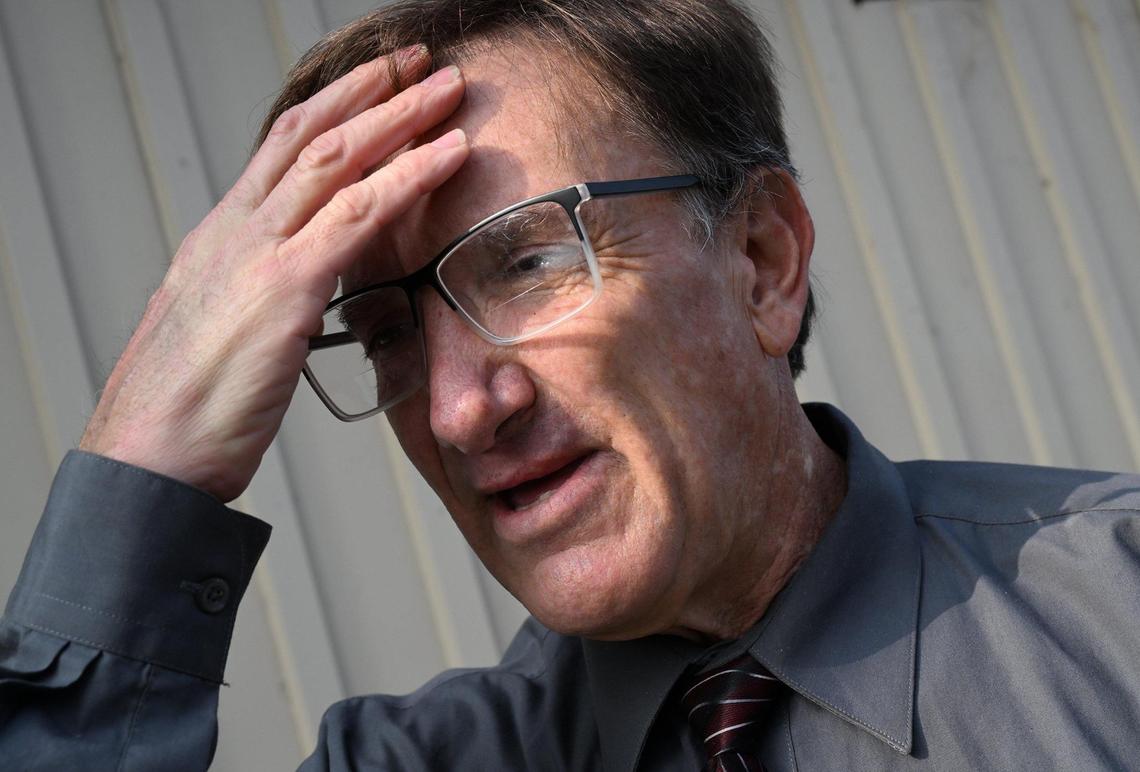 Chris Koch used to be homeless. Koch talks about the challenges homeless encounter in an interviewed Friday Dec. 6, 2024 in Fresno.