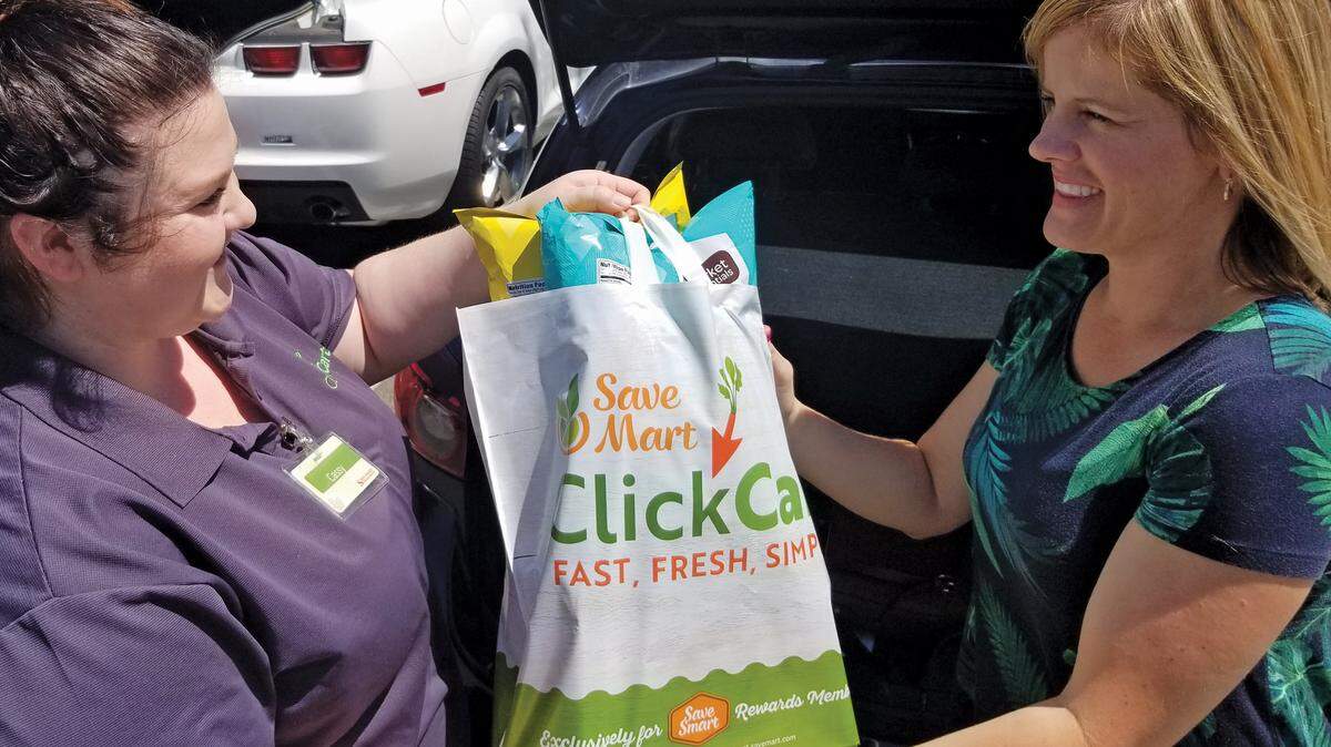 Save Mart is rolling out its ClickCart online grocery shopping service at three stores in Clovis, Fresno and Visalia.
