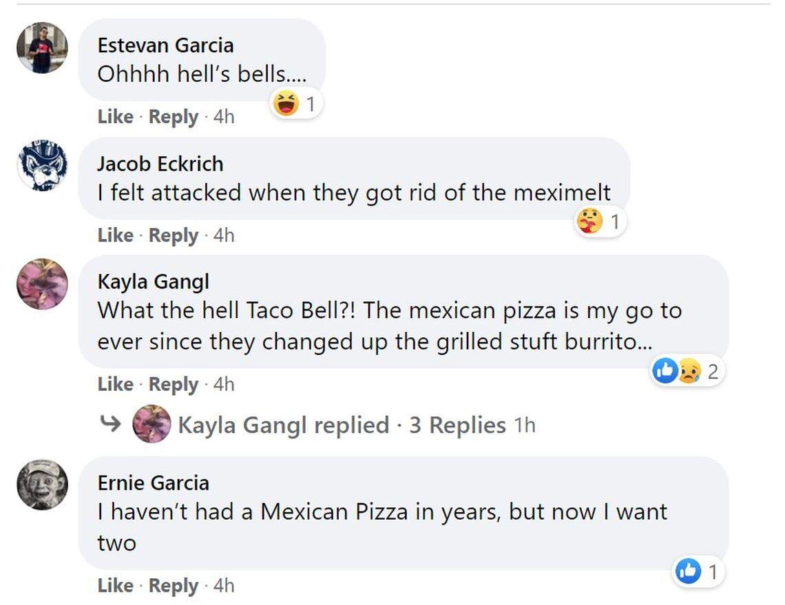 Fans of Taco Bell are not happy about some of its menu changes and have been saying so on social media.