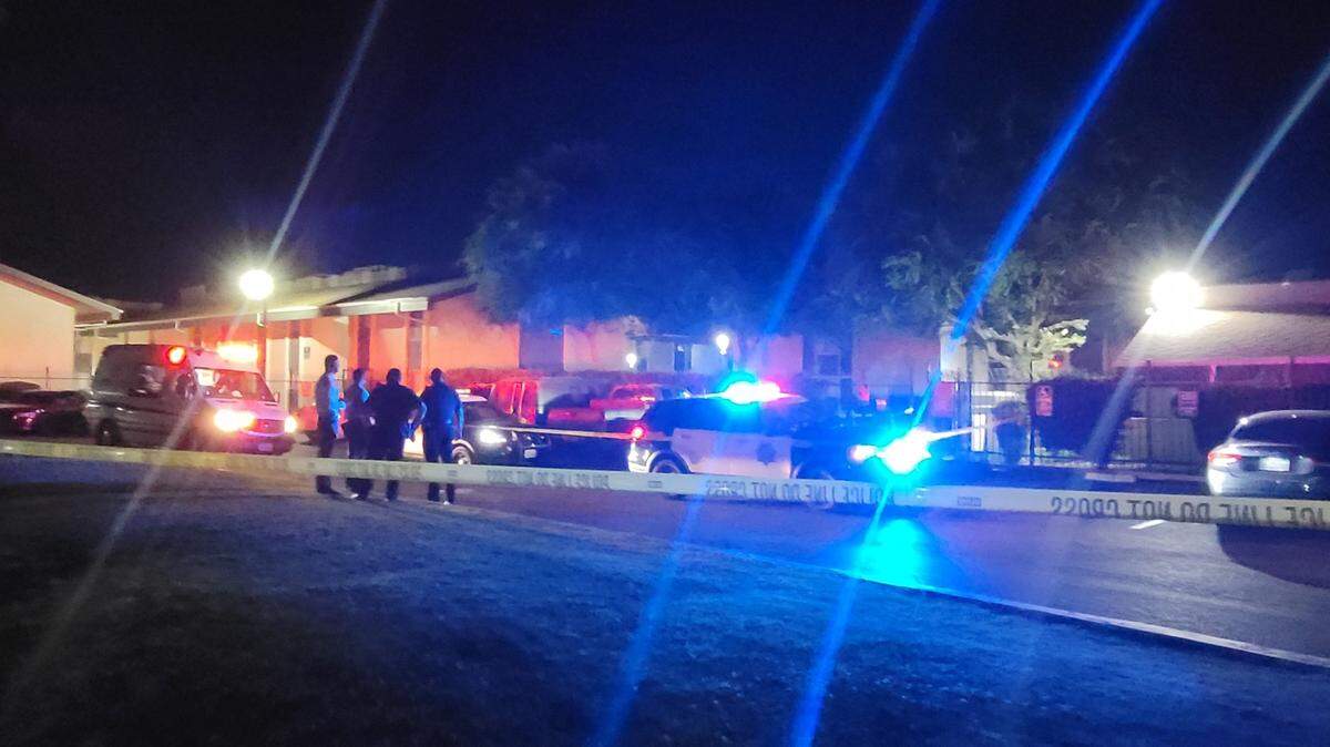 Two people were shot Friday night at the Fountain West apartments, located just north of the Weber and Shields avenues intersection.