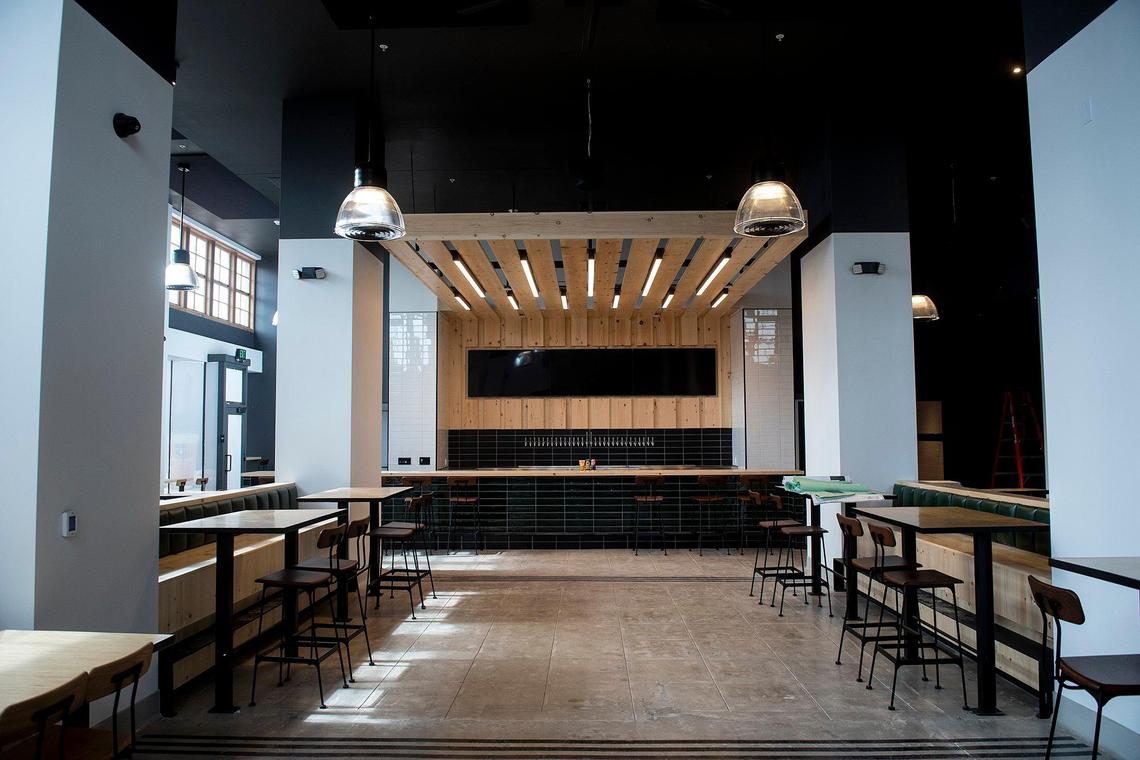 The Tioga-Sequoia Brewing Company taproom in Merced, Calif., on Thursday, Feb. 23, 2023. According to Tioga-Sequoia Brewing Company President Michael Cruz, the taproom is expected to open in April.