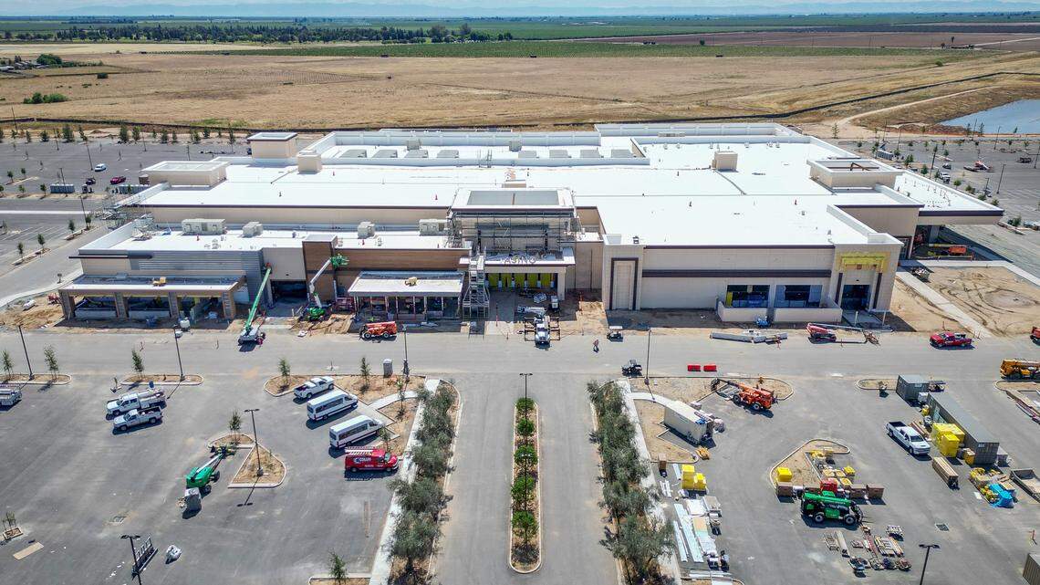 Construction on the North Fork Mono Casino and Resort, which sits right off Highway 99 between the Avenue 17 and Avenue 18-1/2 exits, nears completion on Tuesday, April 14, 2026. 