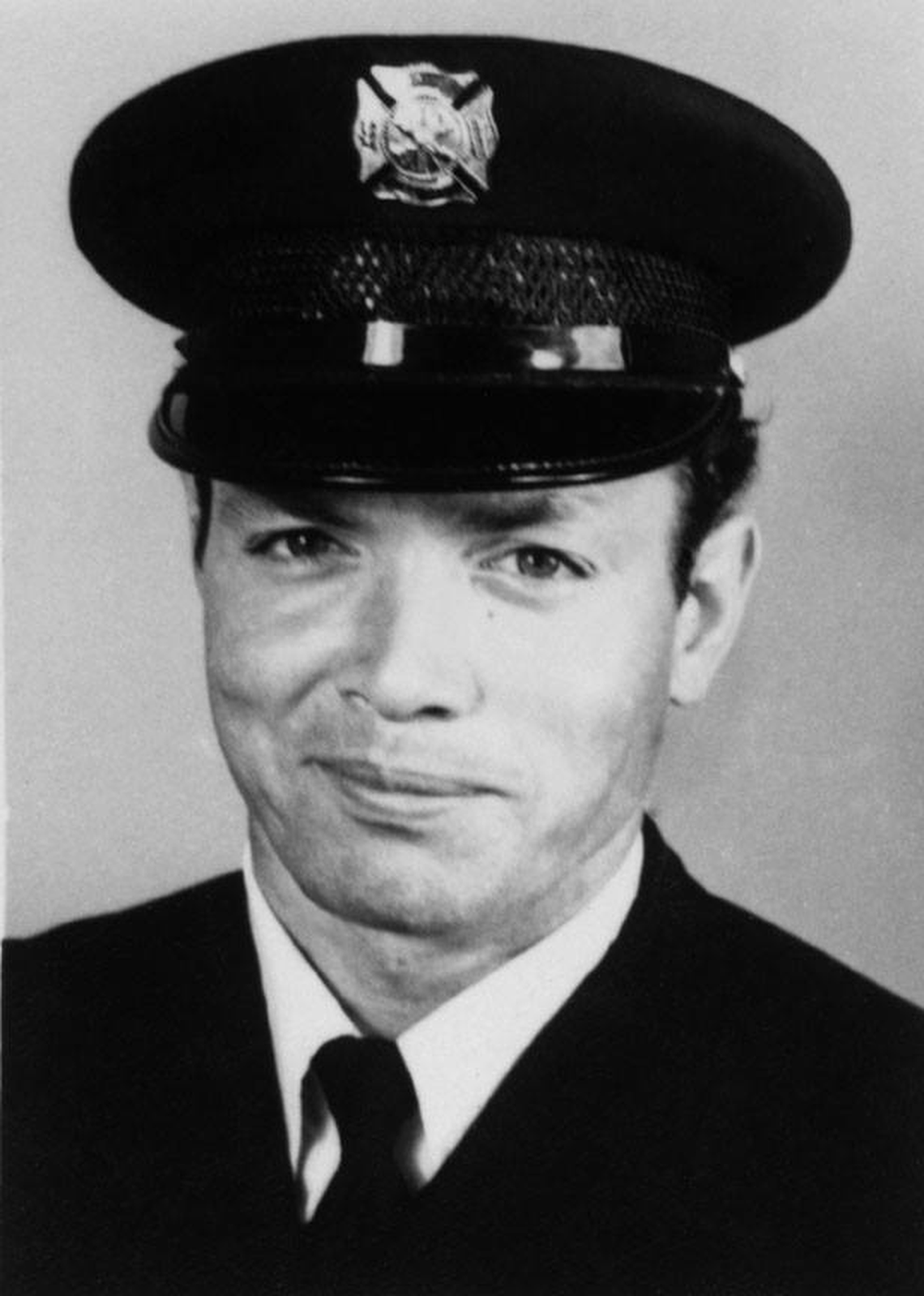 Mickey Kaitangian in uniform for the Fresno Fire Department.