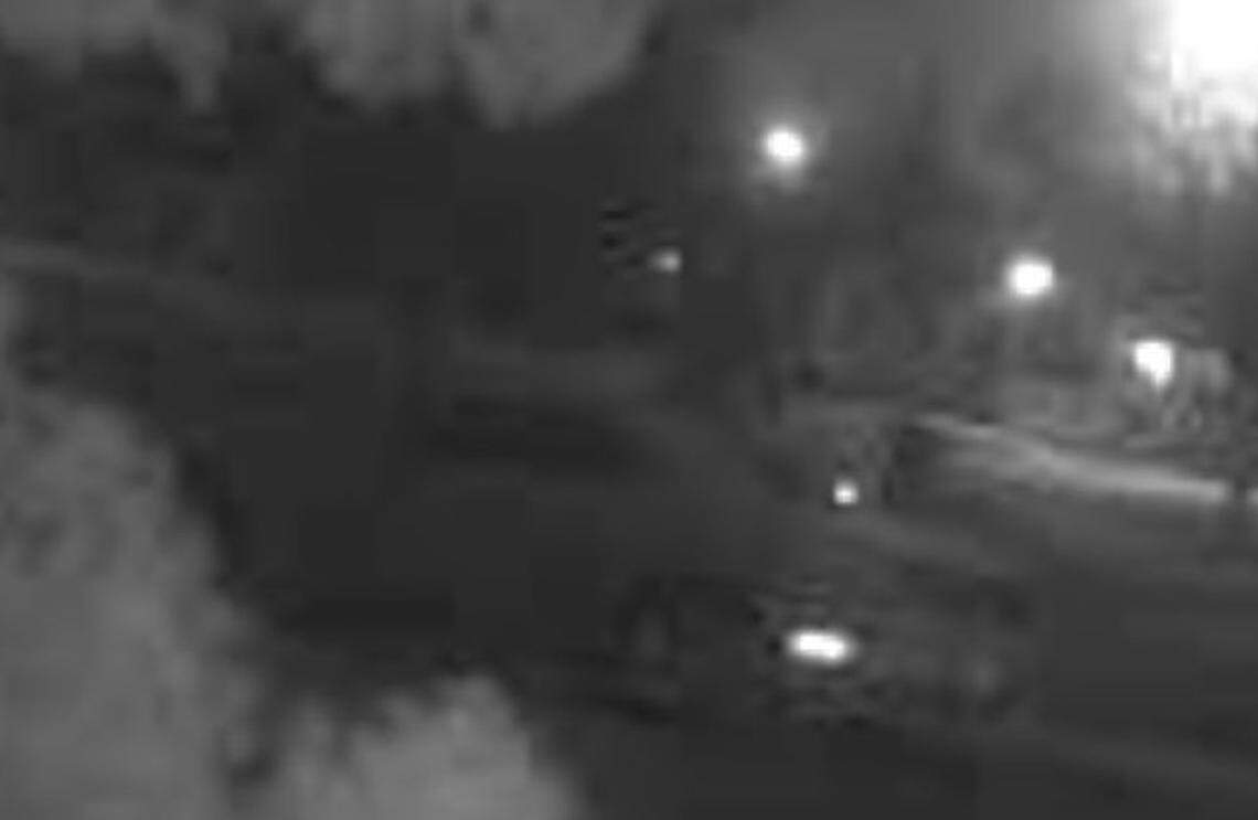 Police released surveillance photo of a 2-door vehicle, similar to a Dodge Challenger, they believe is involved in a fatal hit-and-run collision on Jan. 5, 2023.