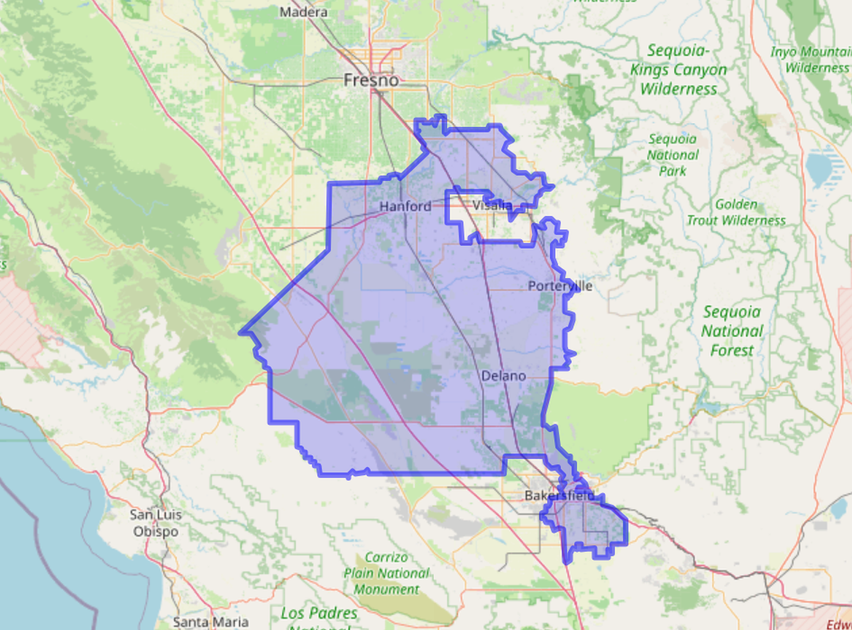 California’s 16th Senate District includes parts of Kings, Tulare and Kern counties, including the cities of Hanford and parts of the city of Bakersfield