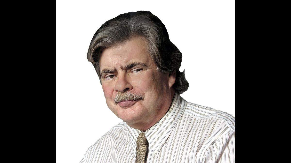 Mike Tharp is shown during his days as editor of The Merced Sun-Star.