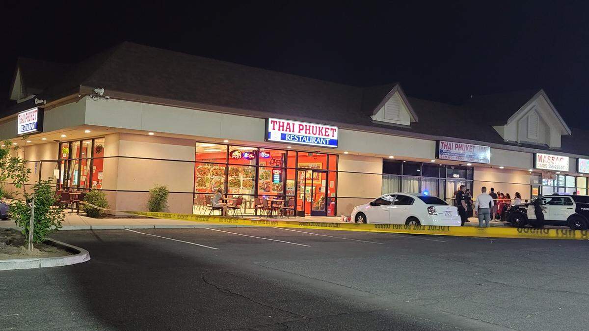 A man was shot multiple times inside a central Fresno restaurant, the Thai Phucket Restaurant, on Friday night. He was taken to Community Regional Medical Center, where his condition was not immediately known.