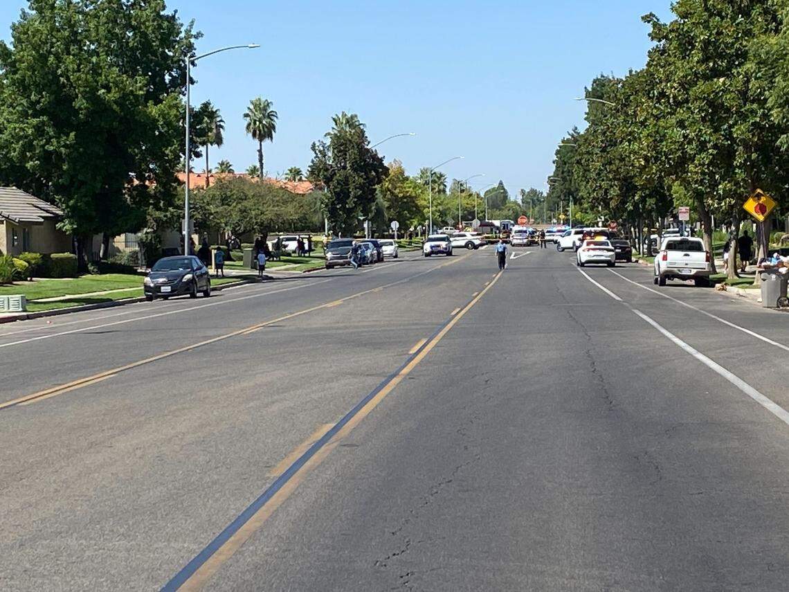 A law enforcement officer was involved in a shooting Thursday in Fresno, California, the sheriff’s office said.