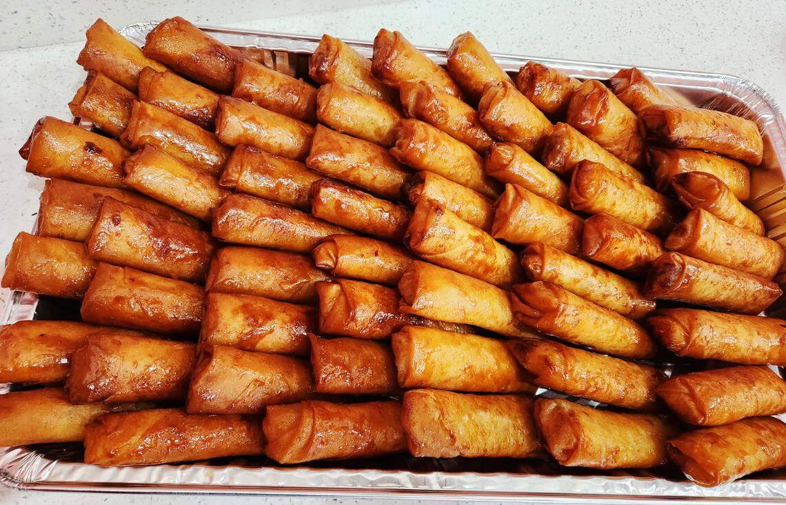 The Philippine Kitchen, located at the corner of First and Herndon avenues in northeast Fresno, serves authentic Filipino foods, including lumpia as pictured here. The longtime family recipes are rooted from the north-most Philippines island of Luzon.