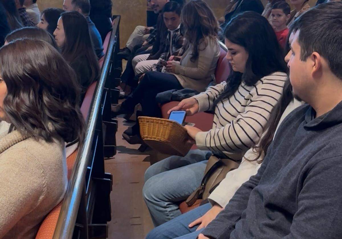 The collection baskets at two&nbsp;Central Valley-area Catholic churches have gone high-tech, with credit card readers strapped to the sides as the straw woven baskets are passed down rows of pews so parishioners can&nbsp;tap&nbsp;in $20 or $40 donation increments&nbsp;during mass.