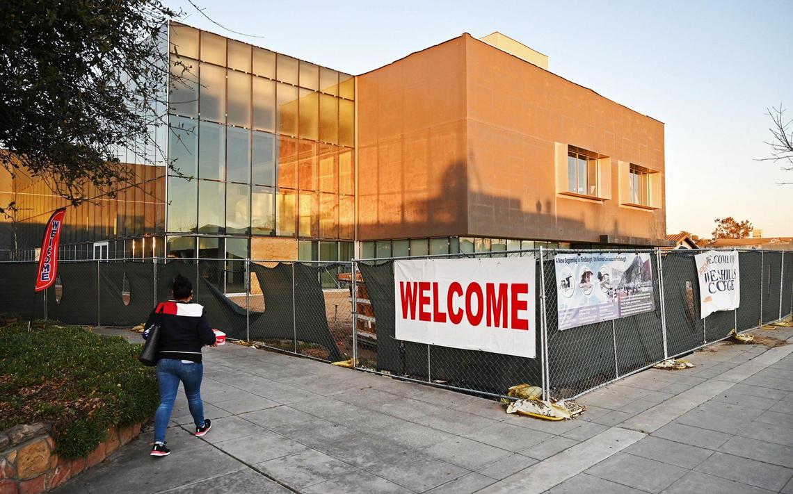 West Hills Community College’s North District campus in Firebaugh is undergoing new construction, seen Thursday, March 10, 2022.