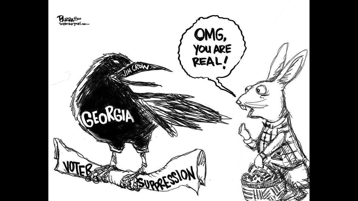 Georgia voting laws and memories of Jim Crow.