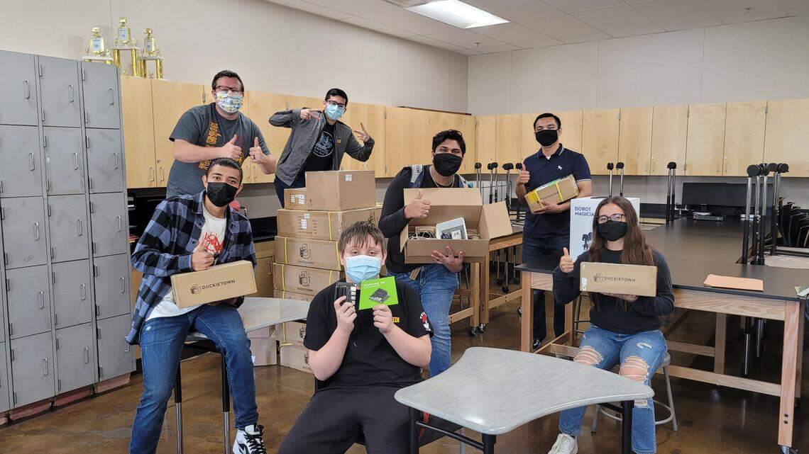 The Samsung Solve for Tomorrow contest is a national competition that gives students real-world problems to solve. Before entering the competition, York and his students experimented with artificial intelligence and felt the competition would be an excellent opportunity to flex their new skills.