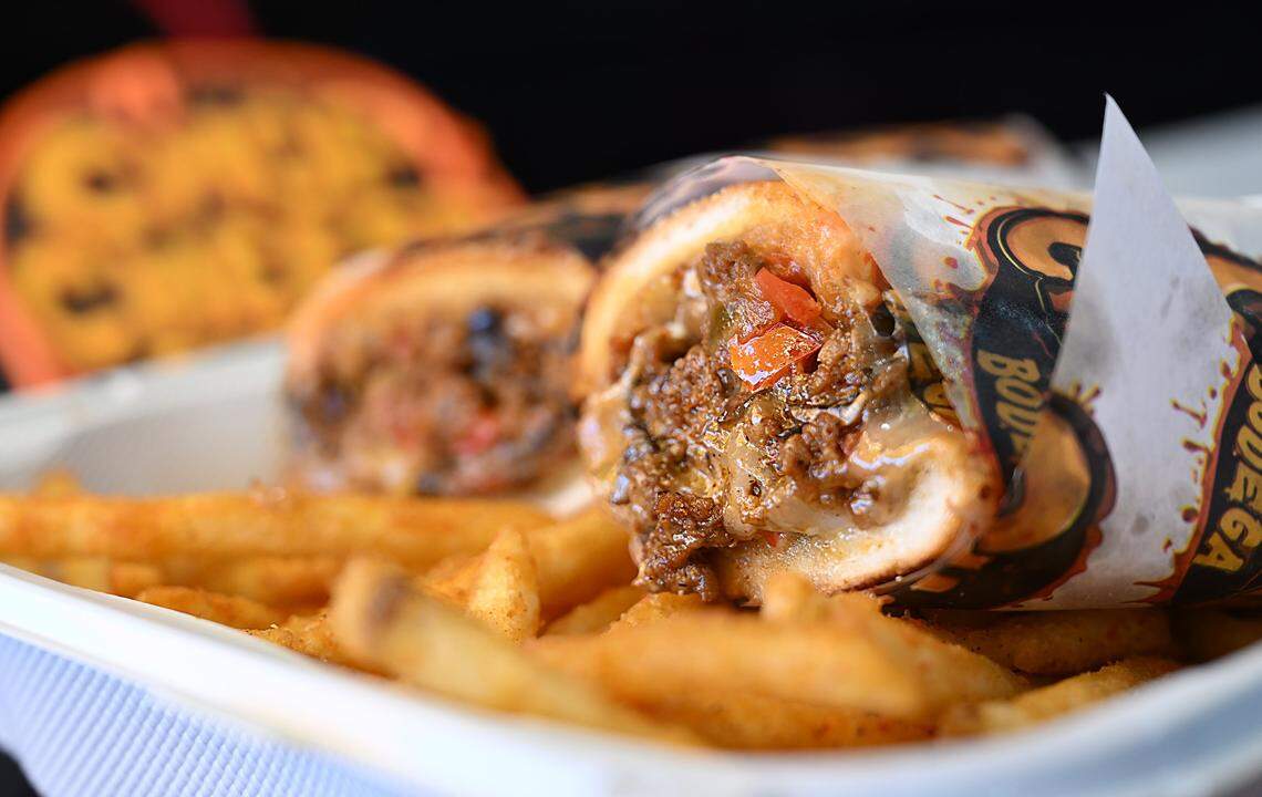 The Philly chopped cheese sandwich, from Chop Cheese Bodega, located along Blackstone Ave. near Bullard Ave., has been named a fan favorite. Photographed Monday, Jan. 12, 2026.