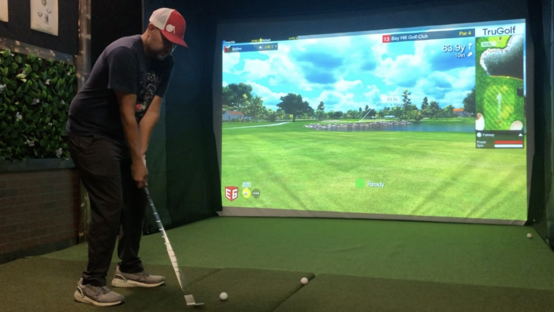 Golf simulator business opens in Fresno, using AI to bring famous courses to customers