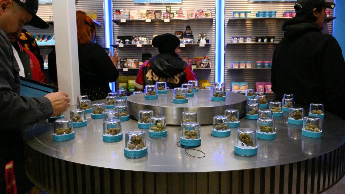 Is Fresno high among California counties where people spend the most on legal weed?