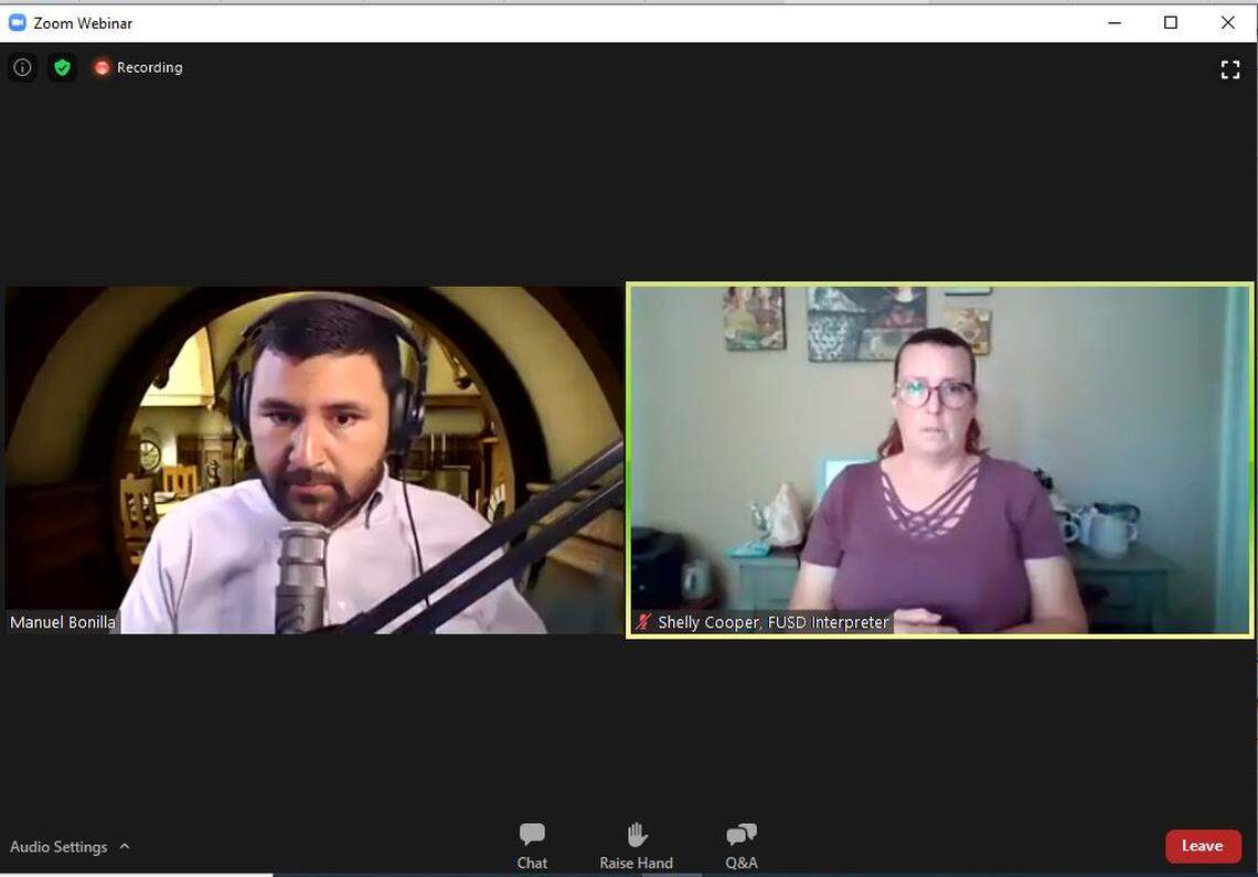 Fresno Teachers Association President Manuel Bonilla says it is “abundantly clear” that schools cannot reopen safely by the first day of school during a Zoom community meeting on Tuesday afternoon.