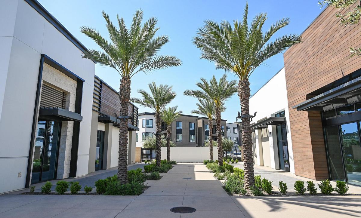 A number of businesses have signed leases and will be moving into their units over the next months at The Row at Heritage Grove shopping center at Shepherd and Willow in Clovis, photographed on Thursday, April 7, 2022.
