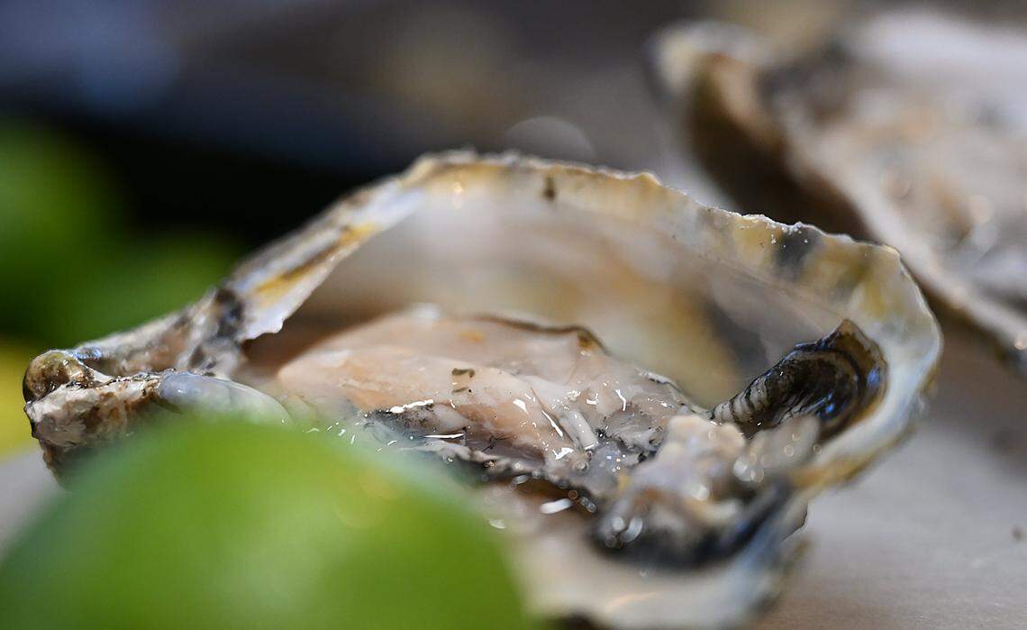 Oysters are prepared at El Botanero Mariscos Wednesday, August 6, 2025 in Fresno.