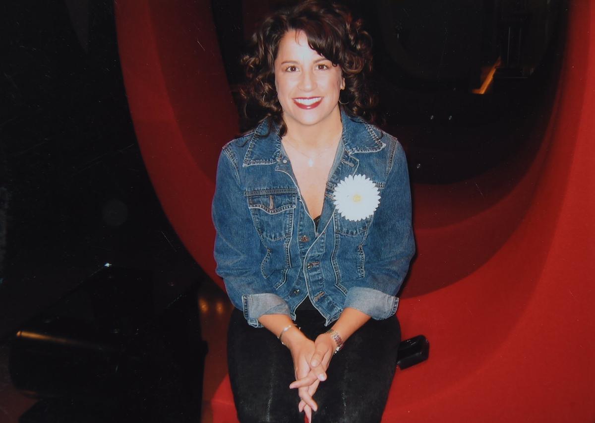 Alicia Haro, in a photograph courtesy of her husband Bill Griffith. After Alicia died, Bill rode the couple’s tandem bicycle in a benefit bike ride to fight MS, leaving Alicia’s rear seat empty in her memory.