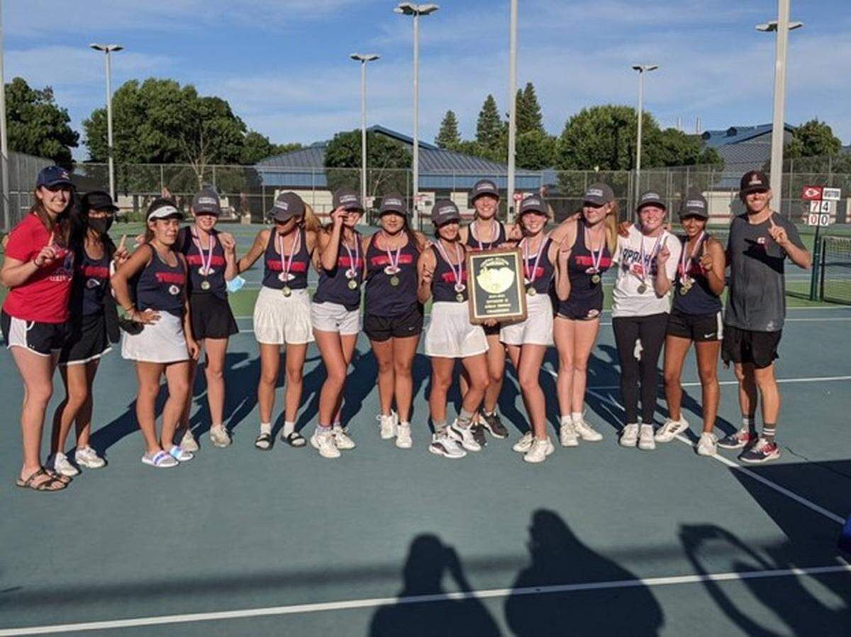 Sanger won the Central Section Division II championship.