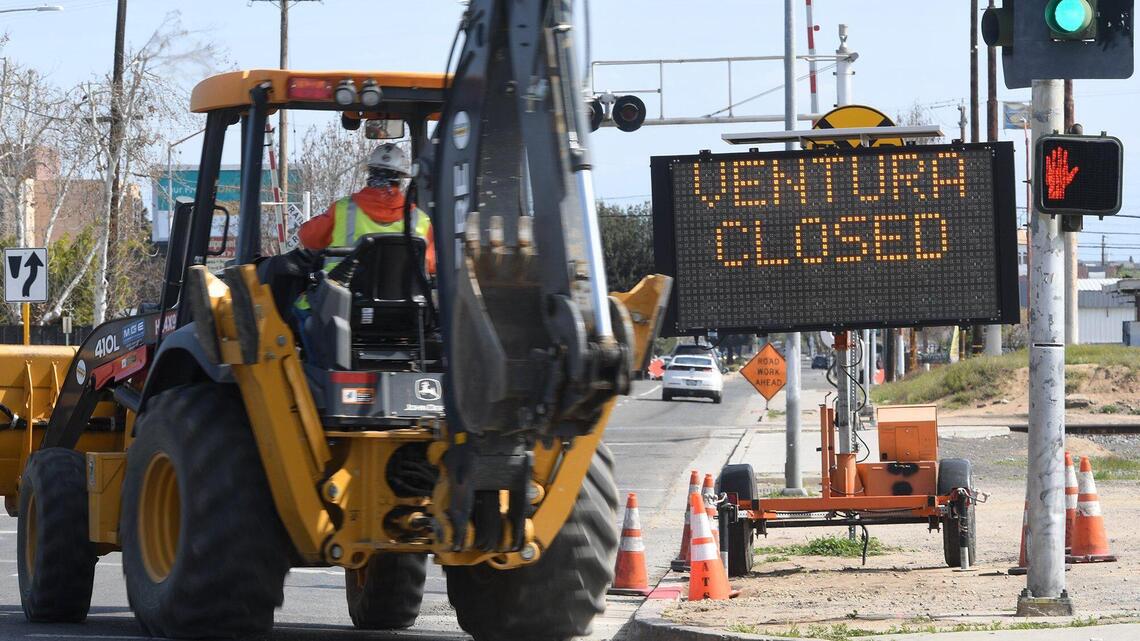 High-speed rail construction continues in Fresno, Valley. Here’s where roads are affected