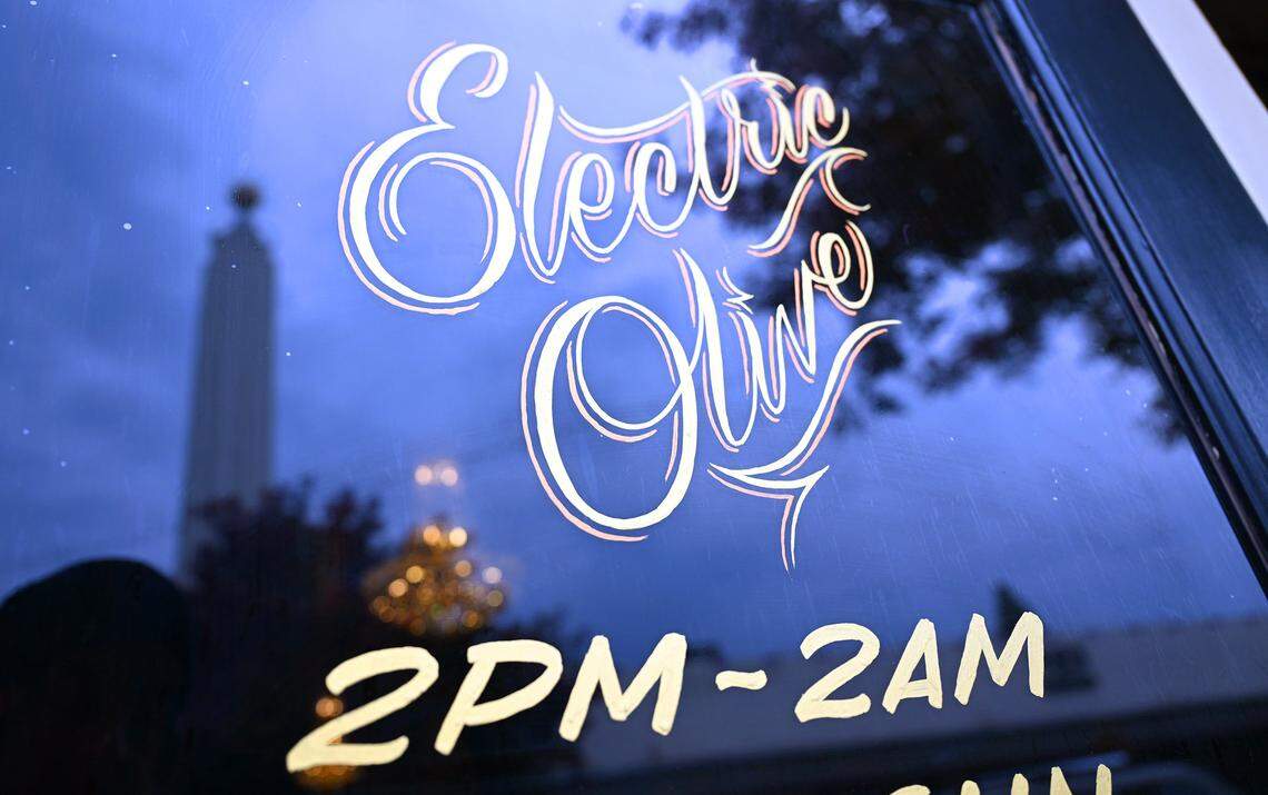 Electric Olive is a new cocktail bar in Fresno's Tower District Thursday, Nov. 20, 2025 in Fresno.