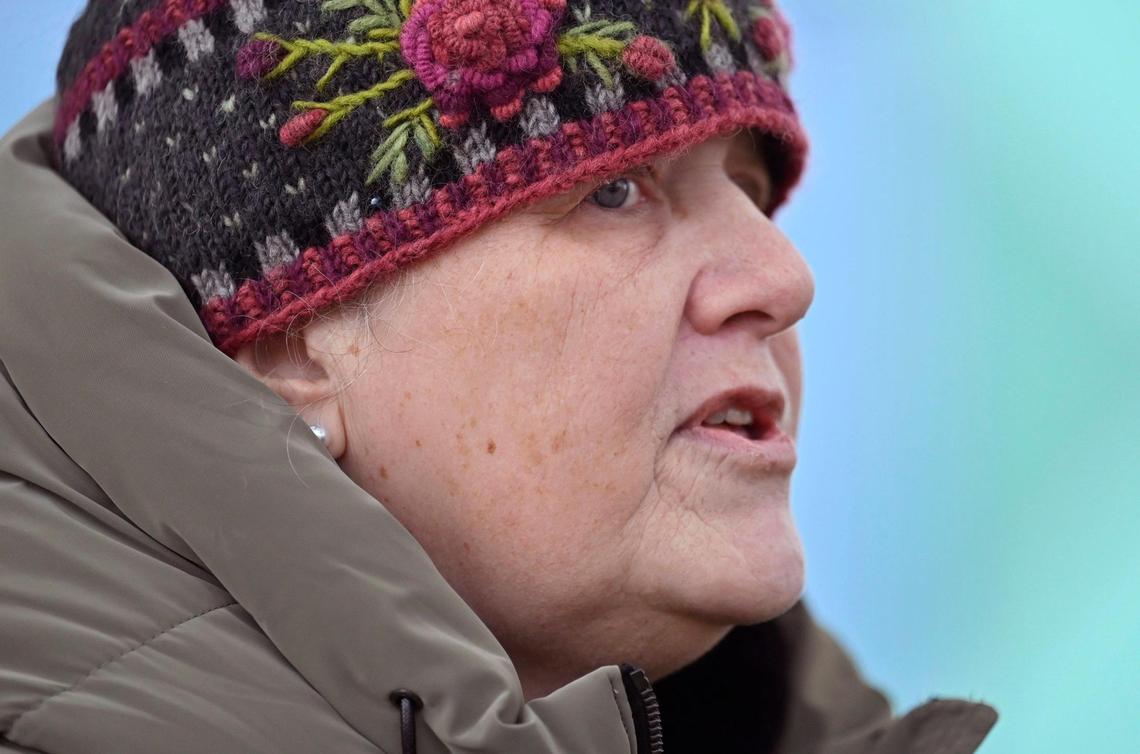 Michaela Bennett talks about being homeless in an interview Thursday, Dec. 19, 2024 in Fresno.