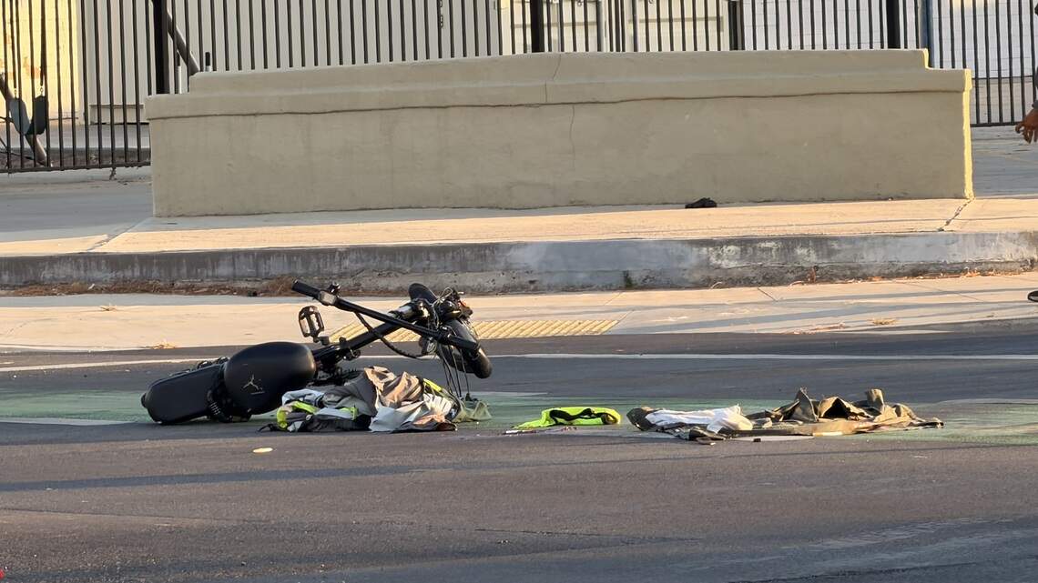 E-bicyclist critically injured after collision with vehicle at Fresno intersection