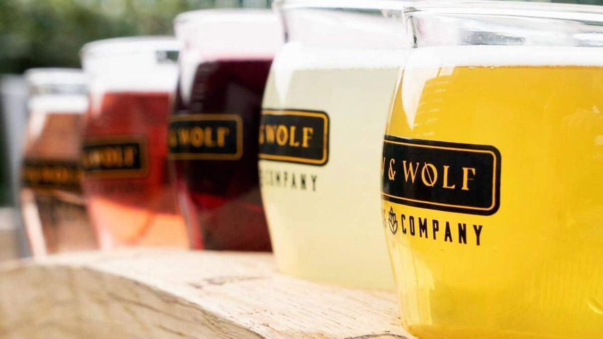 Hard seltzers such as these are winning awards for Crow & Wolf Brewing Co. in Clovis.