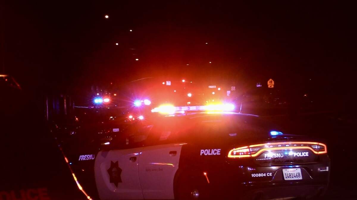 Officers with the Fresno Police Department responded to a shooting at Dakota and Teilman avenues on Friday, March 8, 2024.