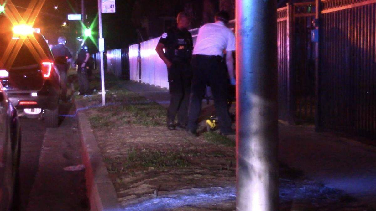 Two men were shot while sitting inside a vehicle in southeast Fresno on Wednesday, Sept. 30, 2020.