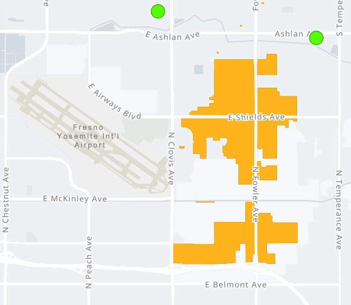 Power was knocked to for an unknown reason Saturday afternoon to residents of east-central Fresno.