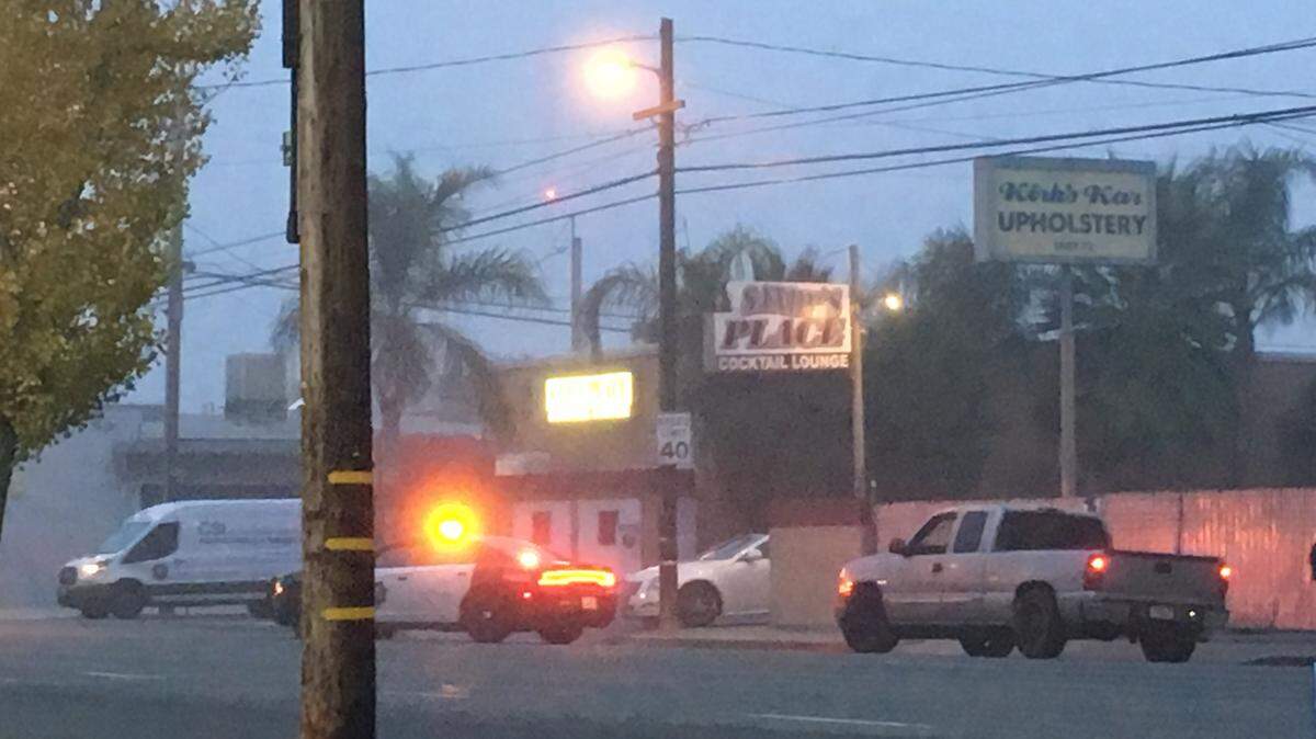 The Fresno Police Department was investigating a shooting that took place at Sandy’s Place Cocktail Lounge in central Fresno on Sunday, Nov. 25, 2018.