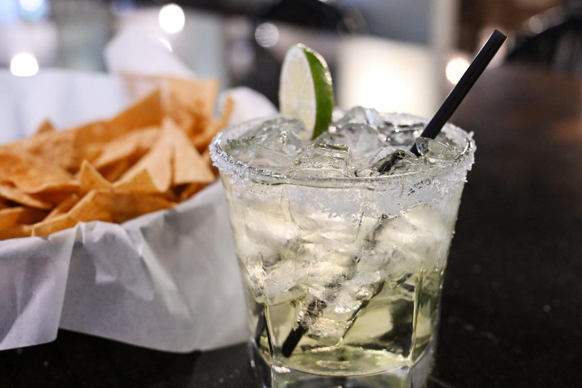 A margarita and chips are seen at the new Toledo’s Mexican Restaurant opened at Cedar and Nees avenues Tuesday, April 22, 2025 in Fresno.