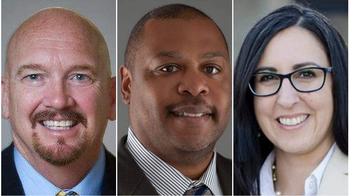 Fresno County District 2 candidates, from left, Steve Brandau, Steve Hosey and Nasreen Johnson are running in the March 5 special election.