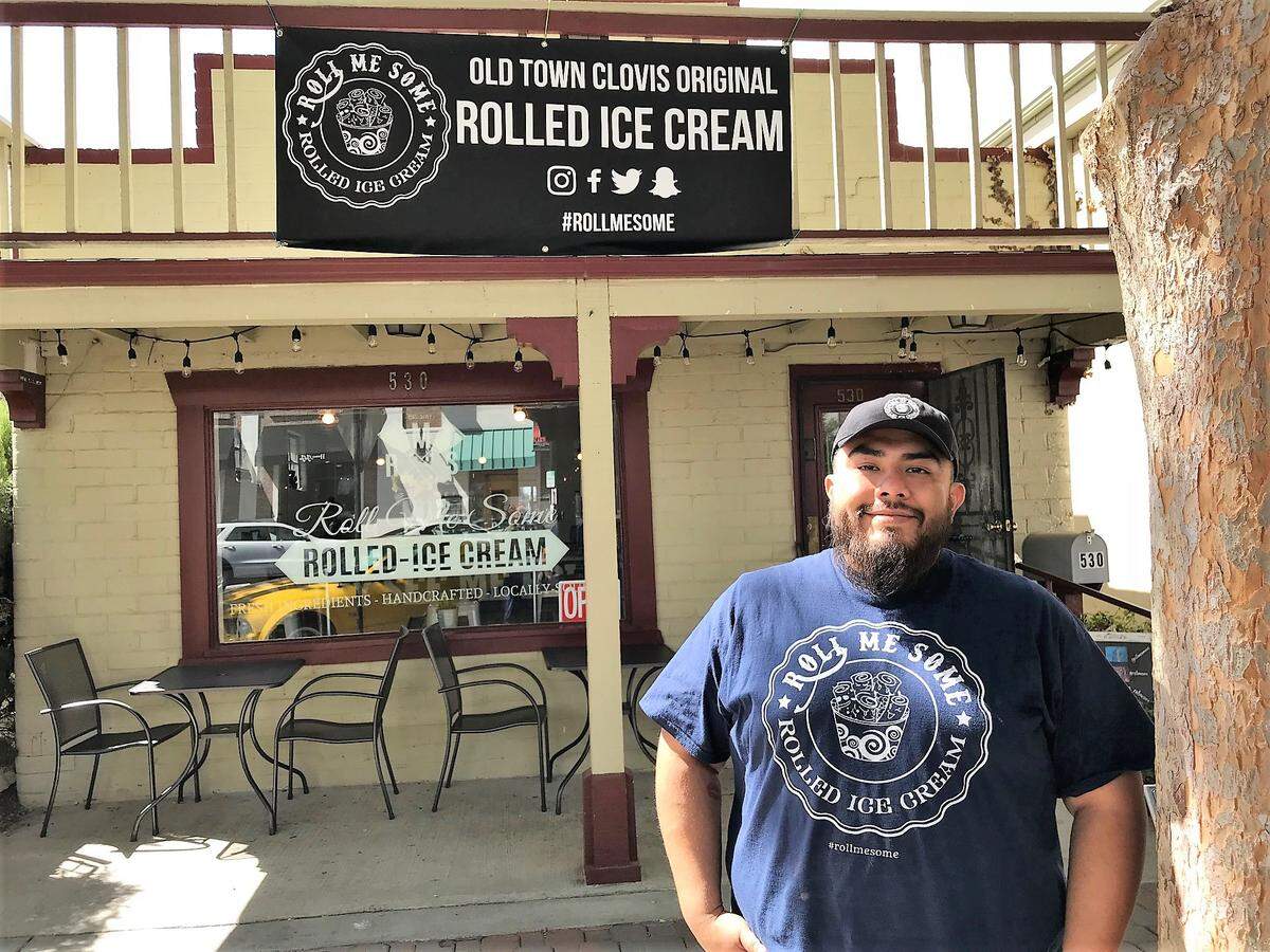 Mario Vejar, owner of Roll Me Some, has moved his store into the SoFi district of Old Town Clovis.
