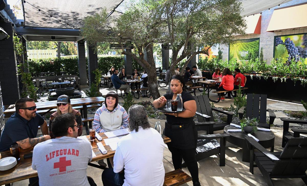Eureka! is opening a new location in The Trading Post at Herndon and Clovis avenues featuring a large back patio and a grand opening scheduled for Monday, Oct. 30. Staff were training at the restaurant last week.