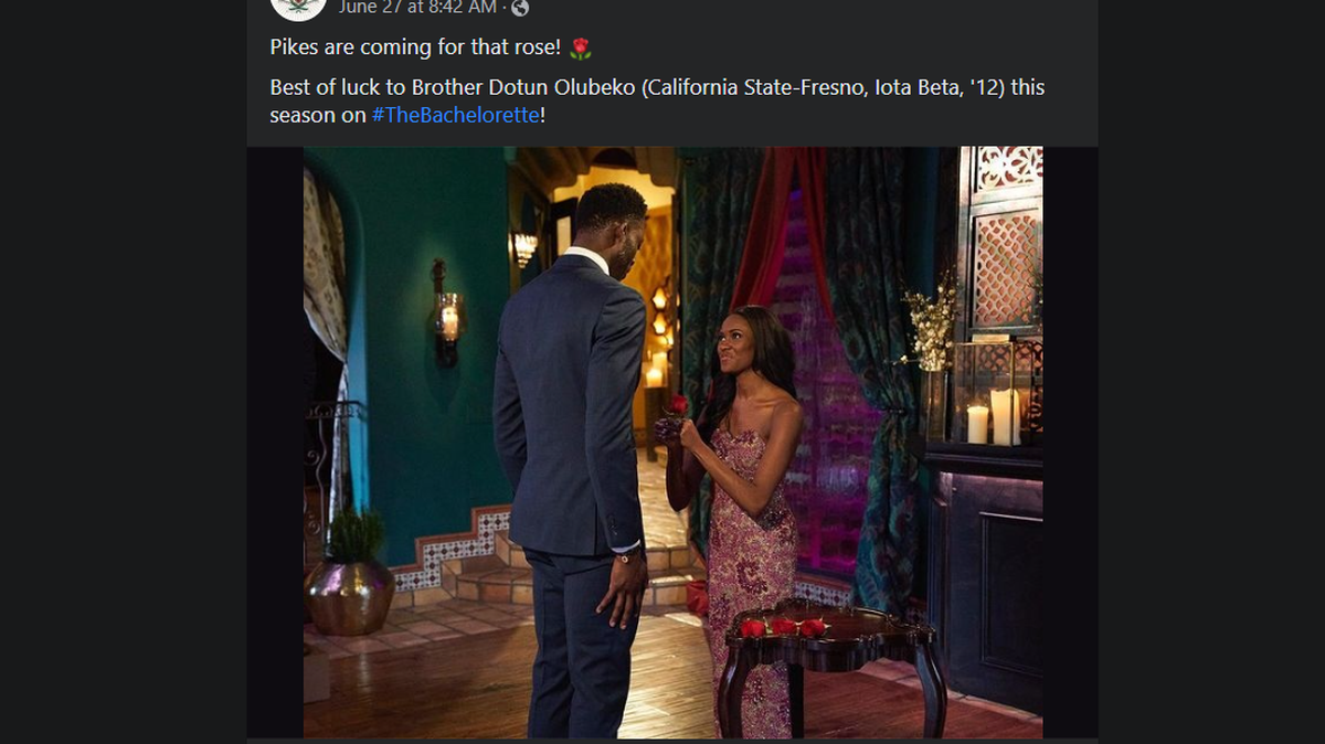 Nigerian-born fitness expert and Clovis West High School graduate Dotun Olubeko is a suitor on season 20 of ABC’s “The Bachelorette.”