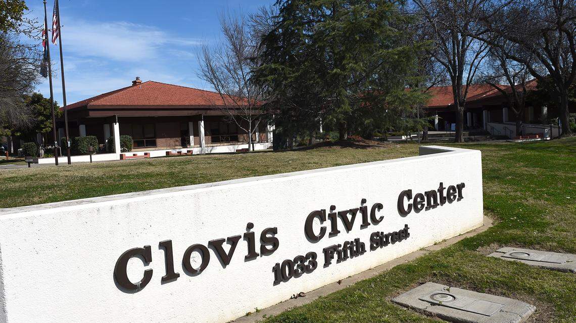 Clovis Civic Center at 1033 5th Street is shown in March 2021.