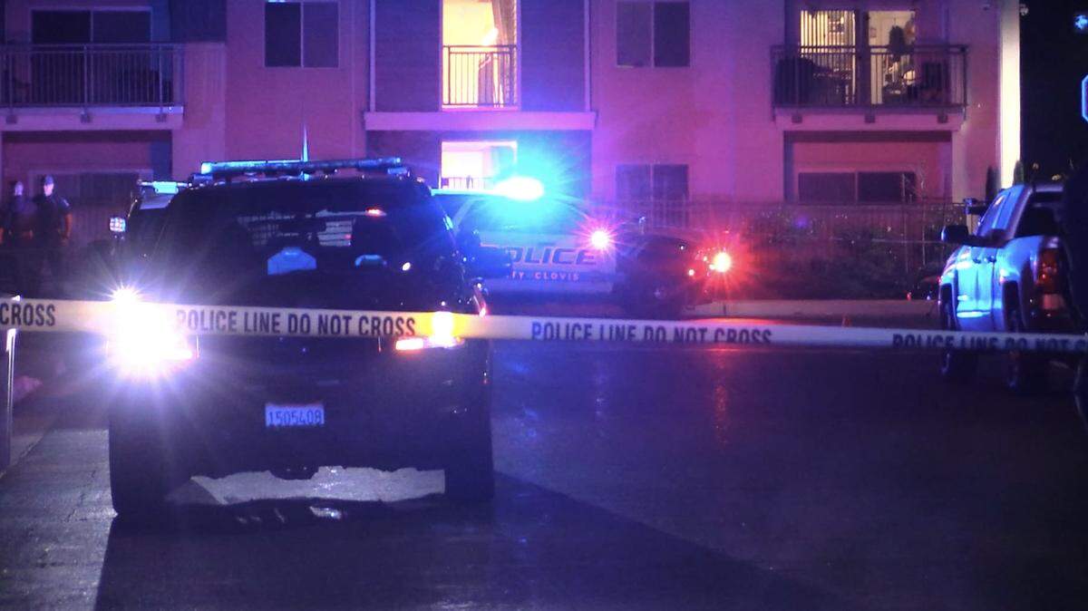 A person was injured in a drive-by shooting in Clovis, California on Thursday, Jan. 25, 2024.