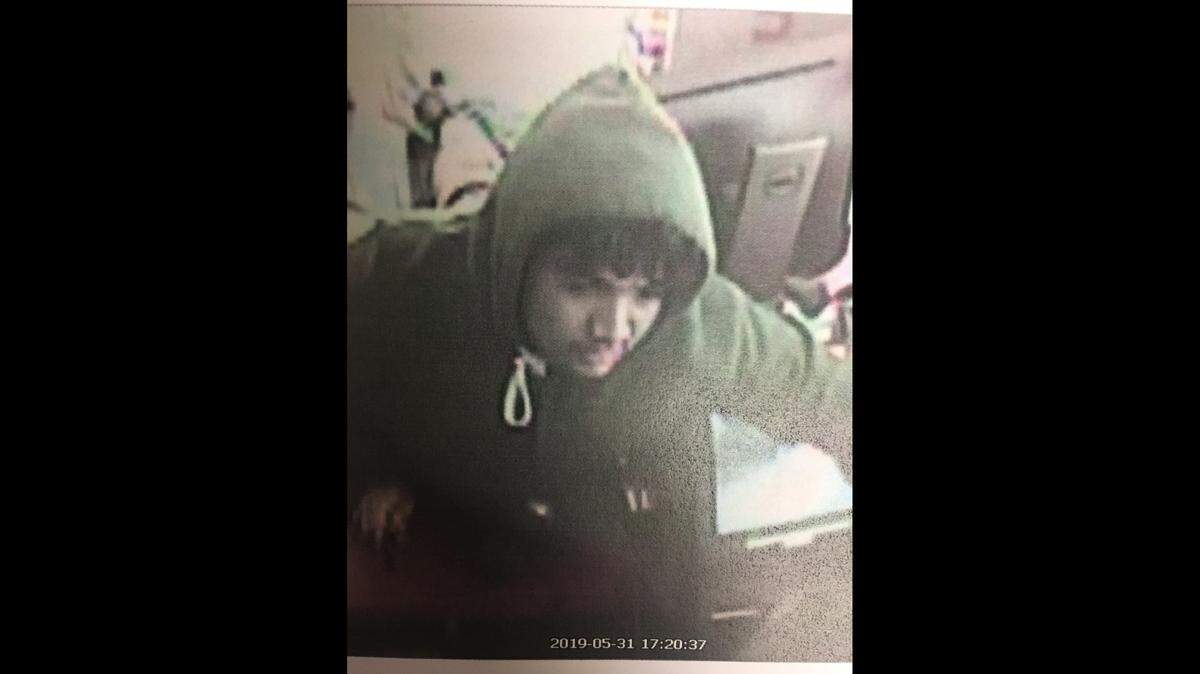 Fowler police say this suspect robbed a 76 gas station off Highway 99 on May 31.