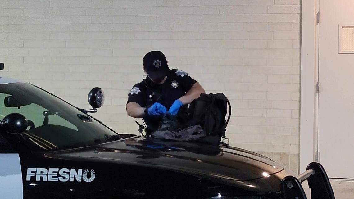 A 28-year-old man who was trying to steal several bottles of perfume ended up arrested after allegedly pepper spraying security guards at Fashion Fair Mall in Fresno, CA.